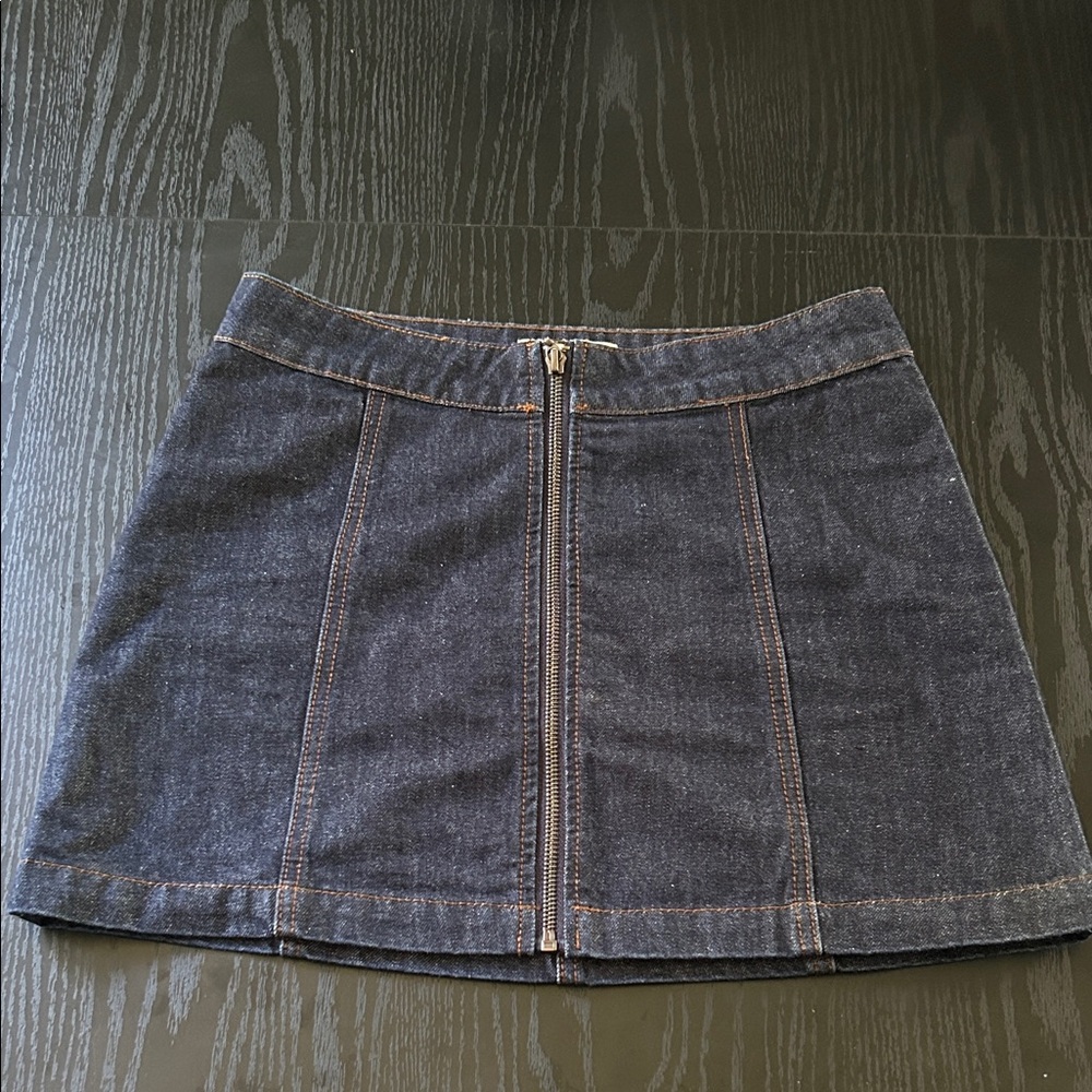Denim Mini Skirt
